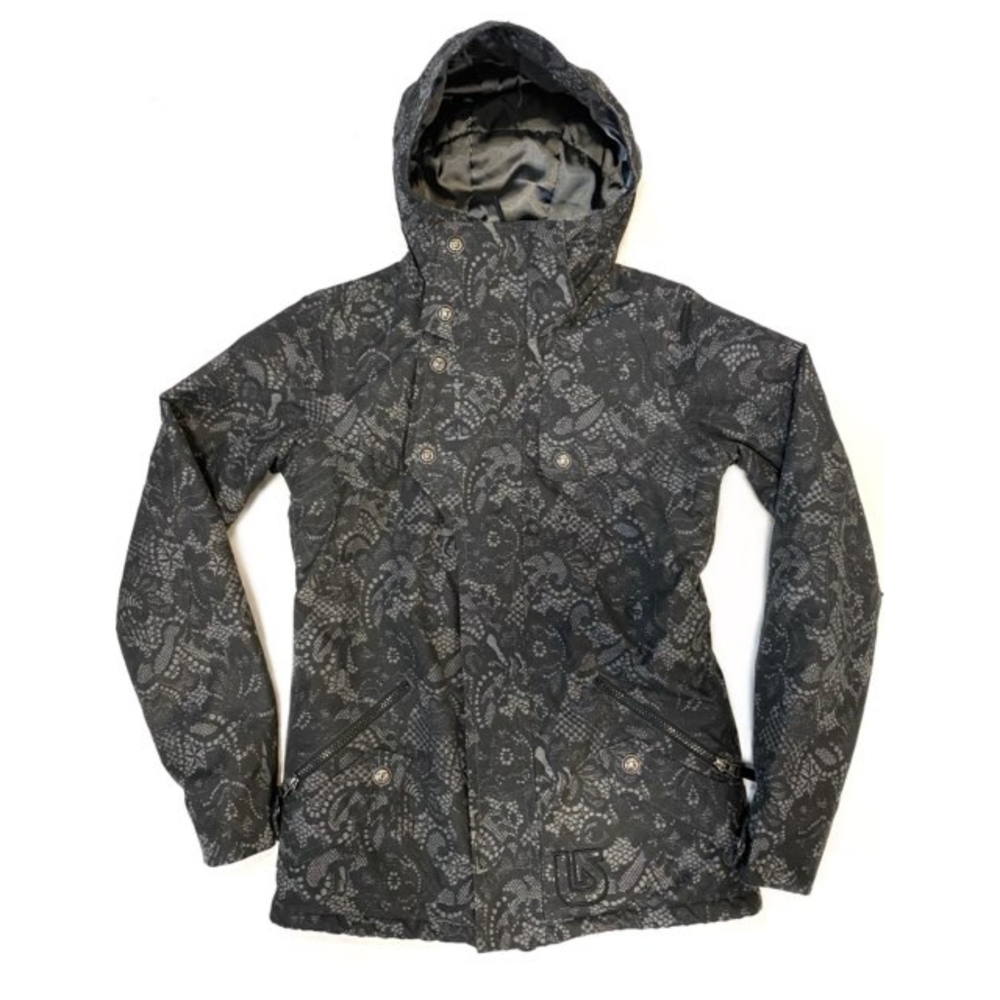 Burton Dryride Snowboard Jacket in Black Lace